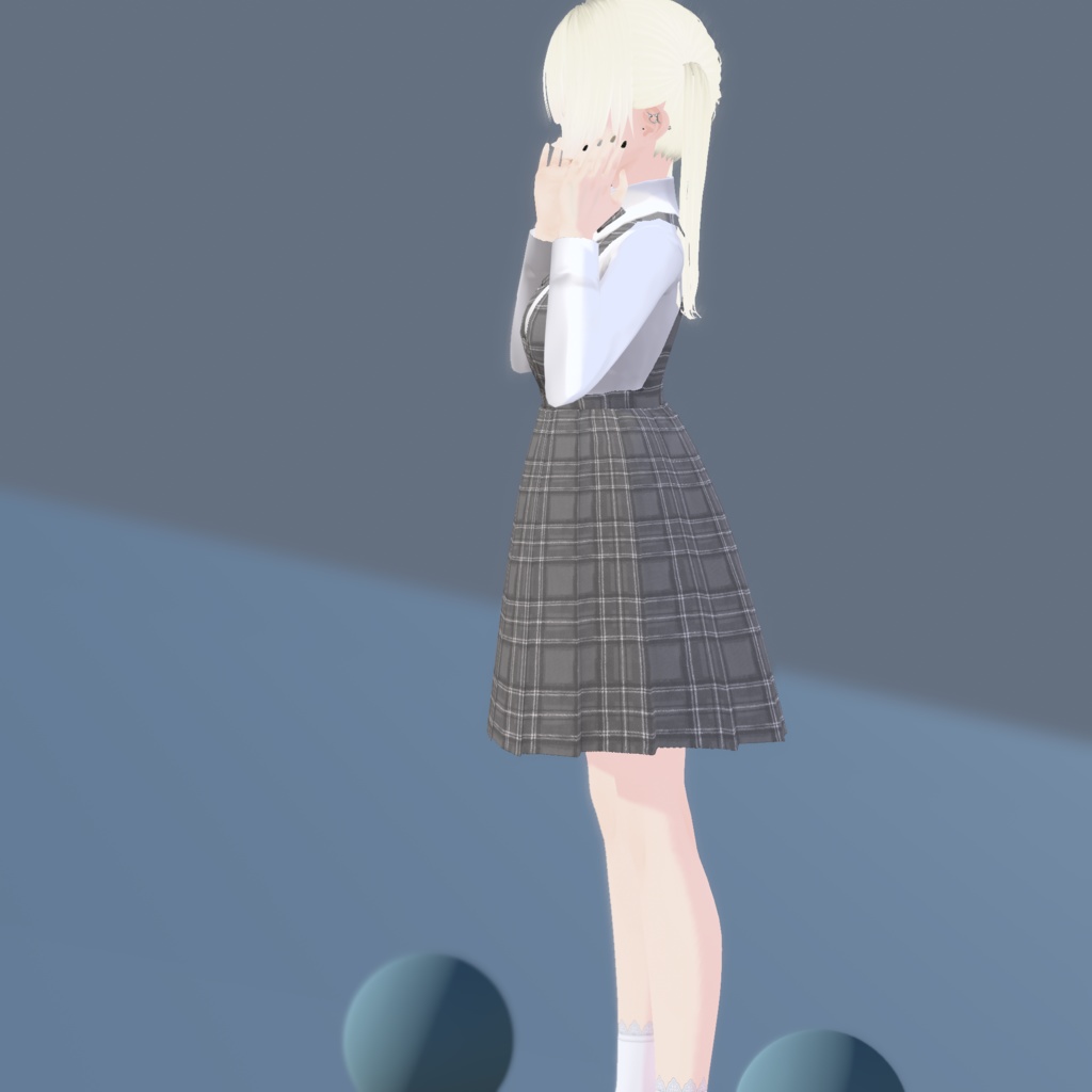 【VRoid衣装】アロエの清楚ジャンスカコーデ -2Type-|Aloe's Neat Jumper Skirt Outfit -2Type-