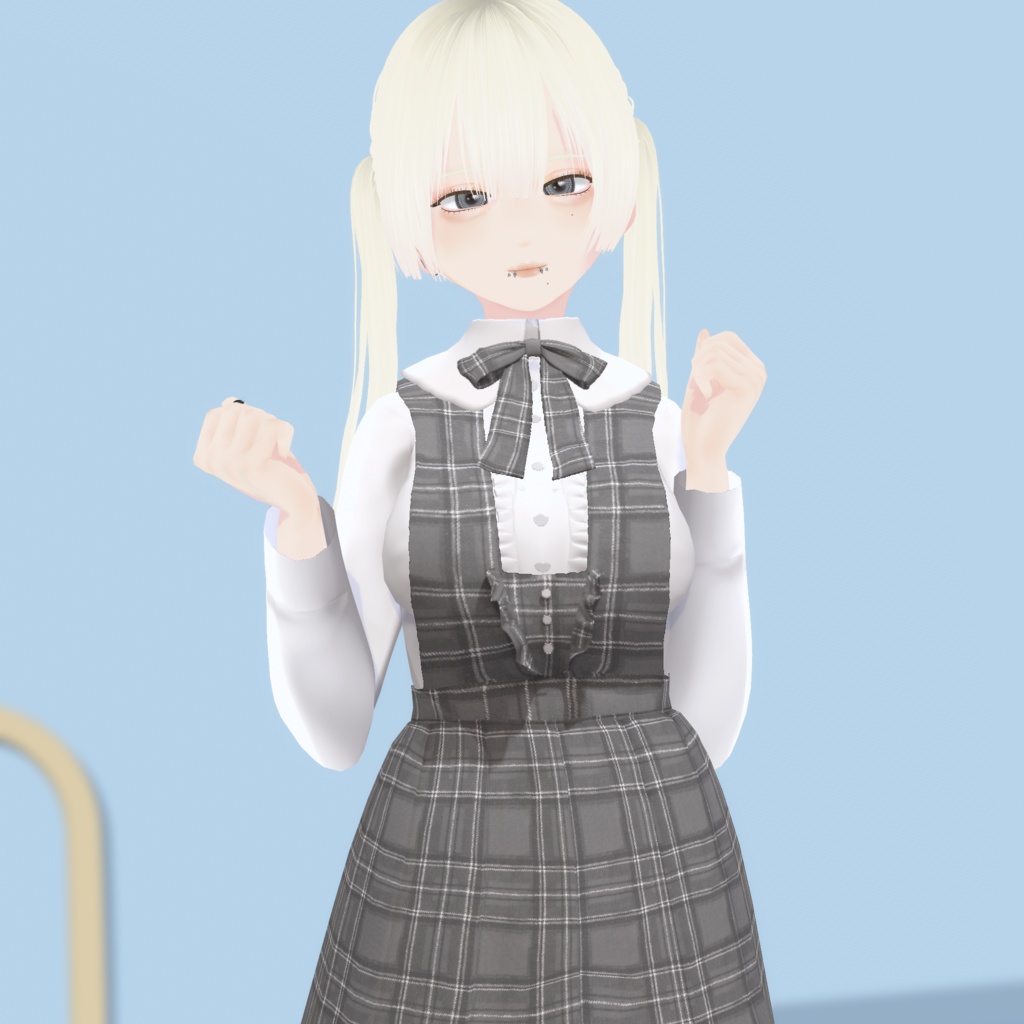 【VRoid衣装】アロエの清楚ジャンスカコーデ -2Type-|Aloe's Neat Jumper Skirt Outfit -2Type-