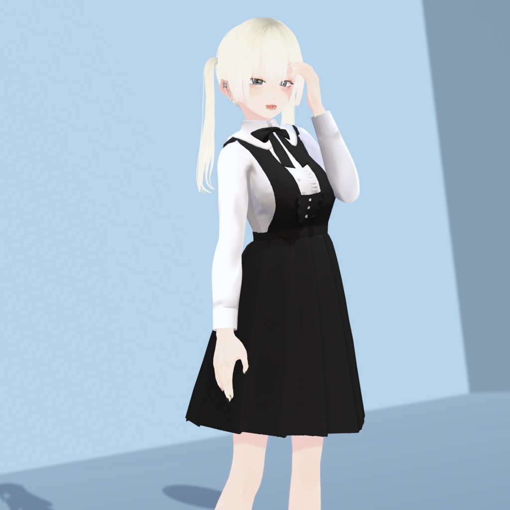 【VRoid衣装】アロエの清楚ジャンスカコーデ -2Type-|Aloe's Neat Jumper Skirt Outfit -2Type-