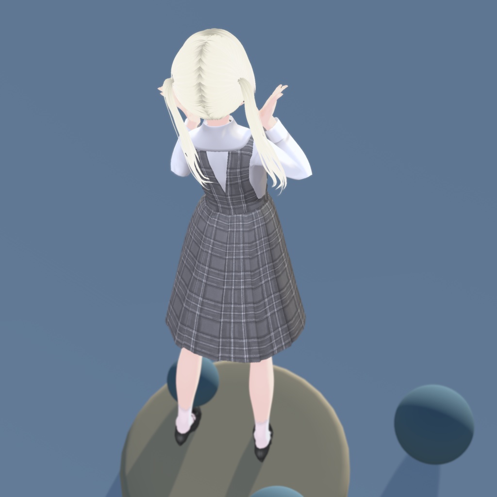 【VRoid衣装】アロエの清楚ジャンスカコーデ -2Type-|Aloe's Neat Jumper Skirt Outfit -2Type-