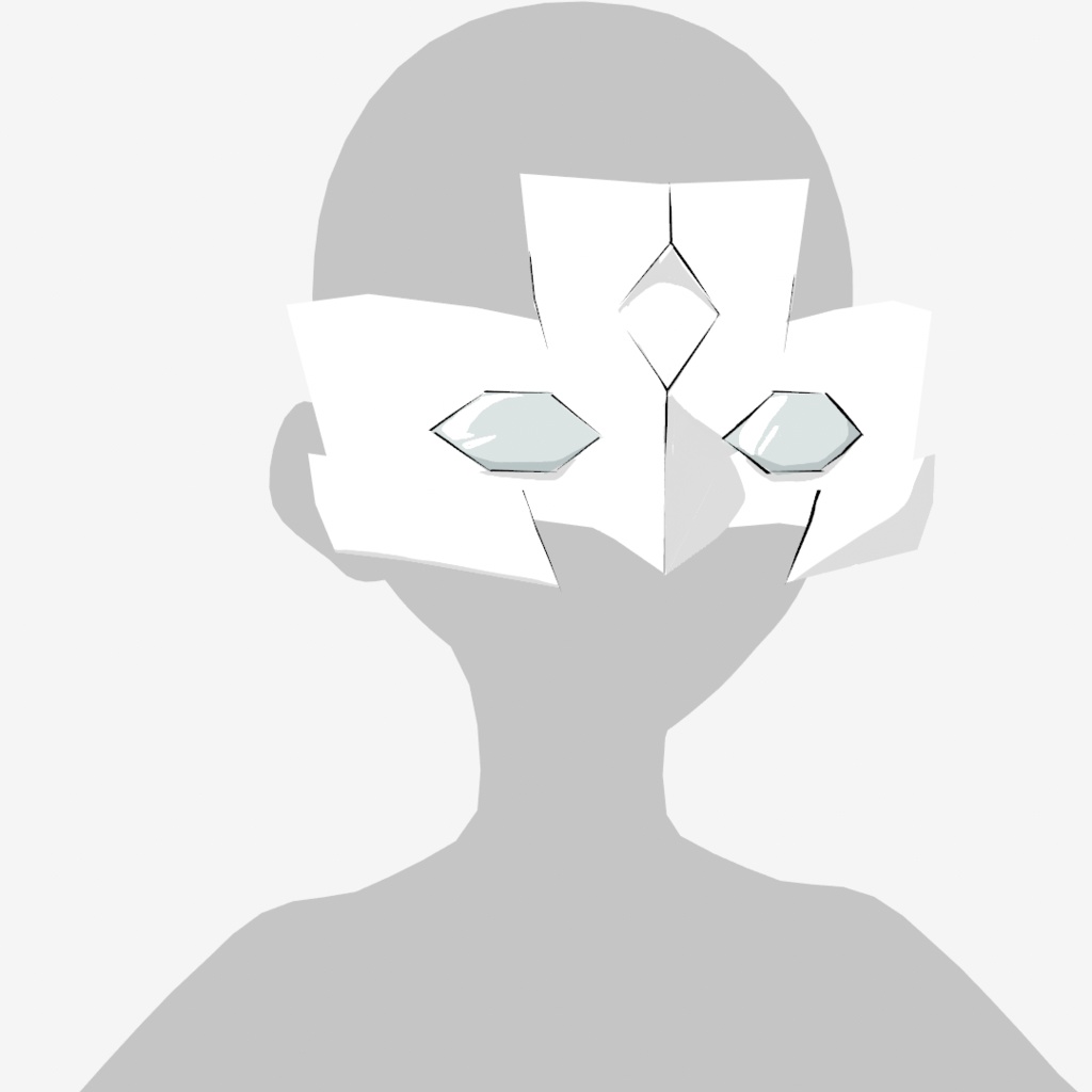 【VRoid無料アイテム】クルーゼの仮面