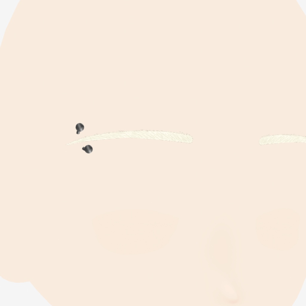 【VRoidテクスチャ】眉毛ピアステクスチャセット -10種-|Eyebrow Piercing Textures (Set of 10)