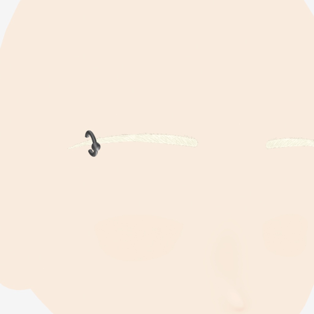 【VRoidテクスチャ】眉毛ピアステクスチャセット -10種-|Eyebrow Piercing Textures (Set of 10)