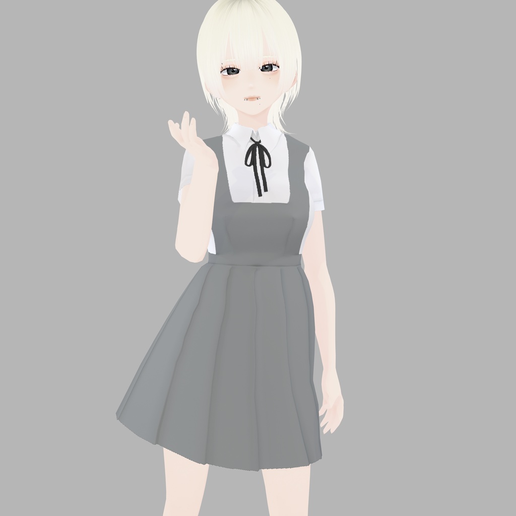 【VRoid衣装】アロエスクール制服コーデ2|Aloe School Uniform Coordinate 2