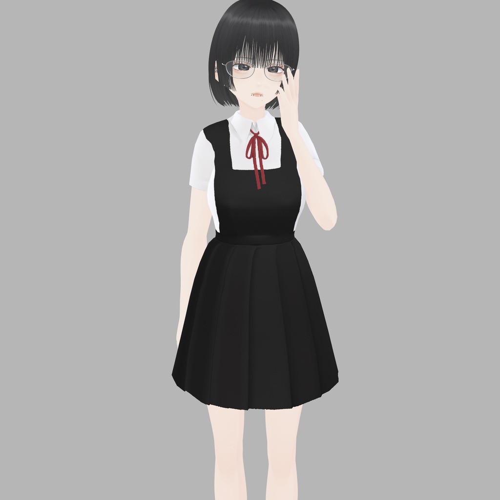 【VRoid衣装】アロエスクール制服コーデ2|Aloe School Uniform Coordinate 2