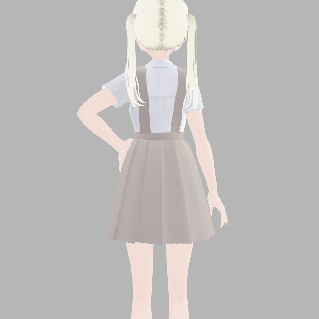 【VRoid衣装】アロエスクール制服コーデ2|Aloe School Uniform Coordinate 2