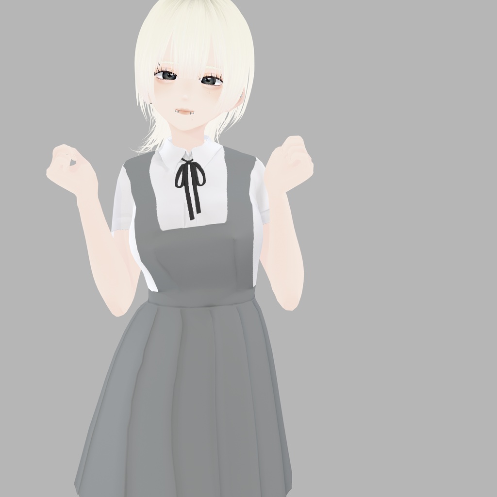 【VRoid衣装】アロエスクール制服コーデ2|Aloe School Uniform Coordinate 2