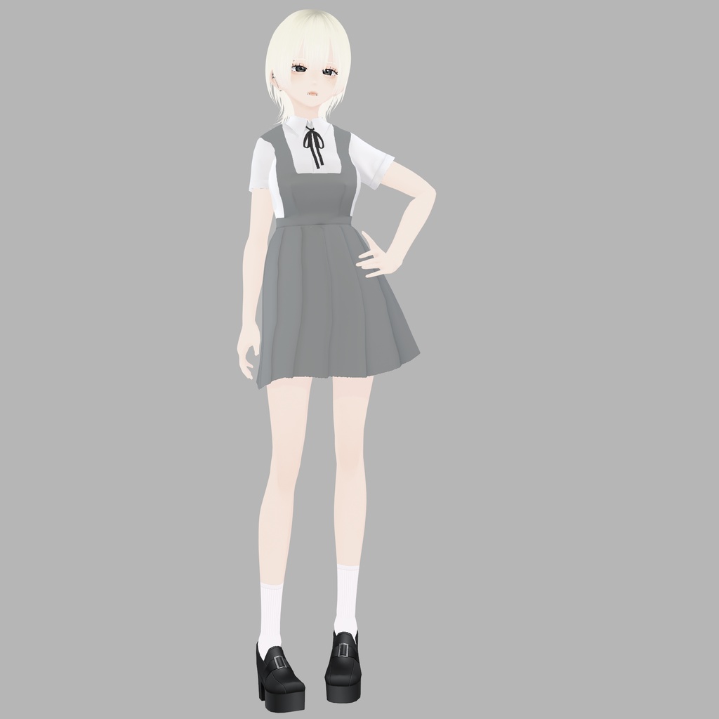 【VRoid衣装】アロエスクール制服コーデ2|Aloe School Uniform Coordinate 2