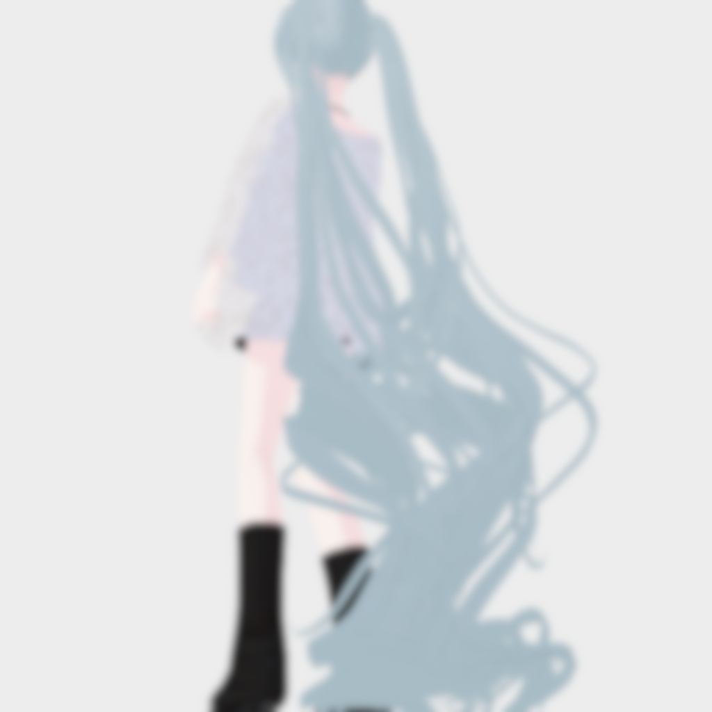 【VRoid髪型】悠久のロングツインテール|Timeless Long Twin Tails