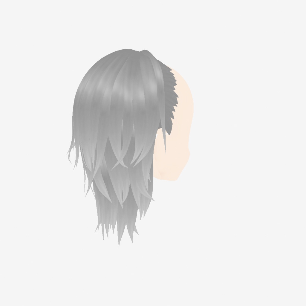 【VRoid髪型】ミスティックアロエミディアム(2item|前髪・後髪)|Mystic Aloe Medium (2 items | Front Hair & Back Hair)