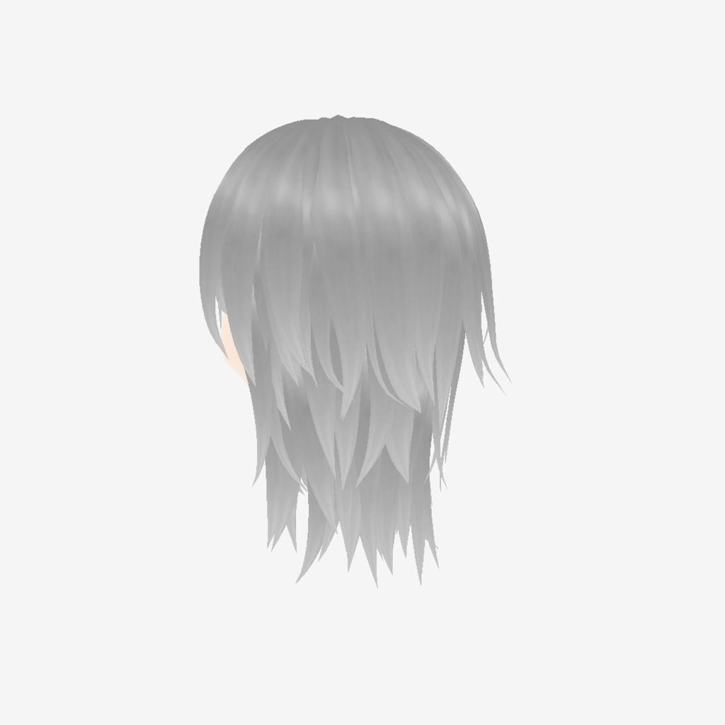【VRoid髪型】ミスティックアロエミディアム(2item|前髪・後髪)|Mystic Aloe Medium (2 items | Front Hair & Back Hair)