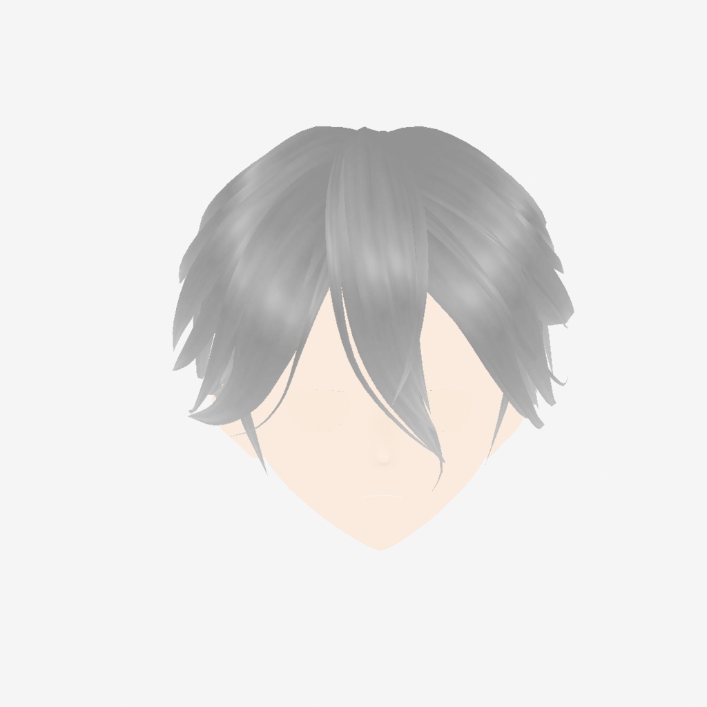 【VRoid髪型】ミスティックアロエミディアム(2item|前髪・後髪)|Mystic Aloe Medium (2 items | Front Hair & Back Hair)