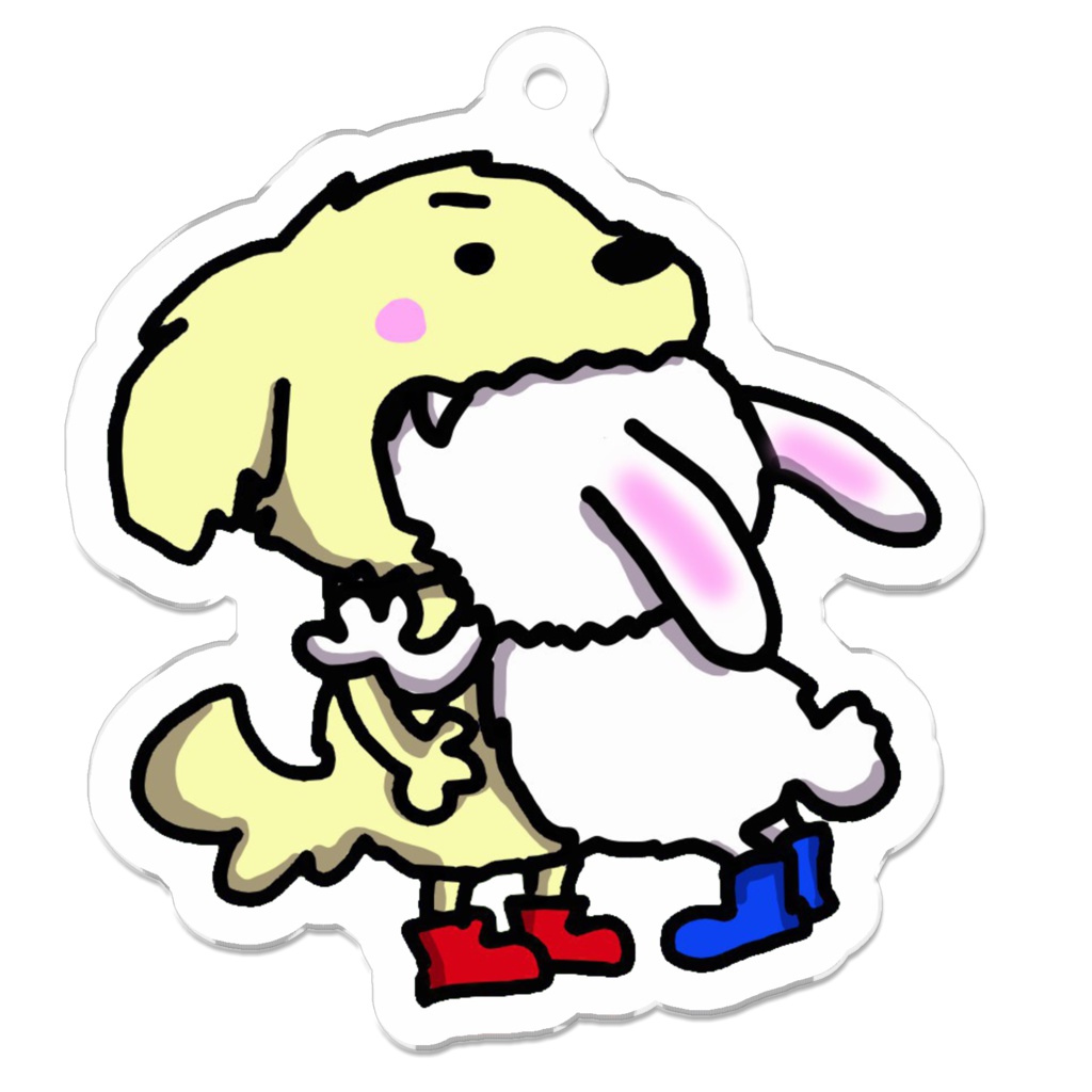 らくがんとようかんアクリルキーホルダー