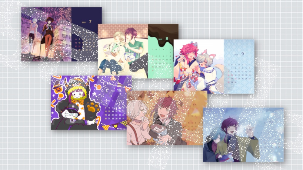 2025ひそほまカレンダー