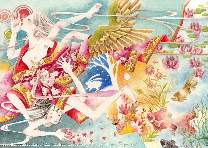 【原画・額付き】めぐる季節