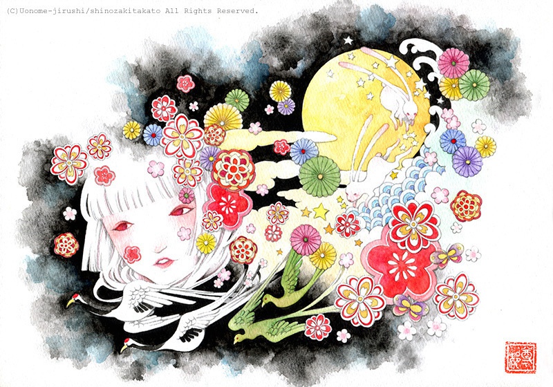 【原画・額付き】かちょうふうげつ