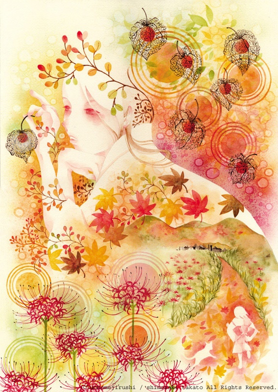 【原画・額なし】ものおもい