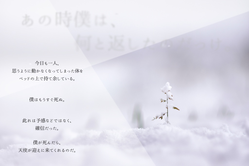 【CoCシナリオ】「明日の僕は、」【SPLL:E119113】