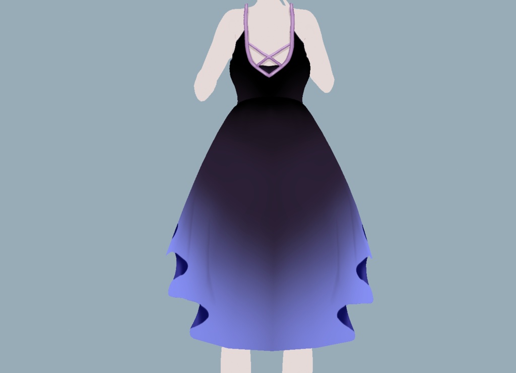 IVroidStudioI Summer Swimsuit>Purple