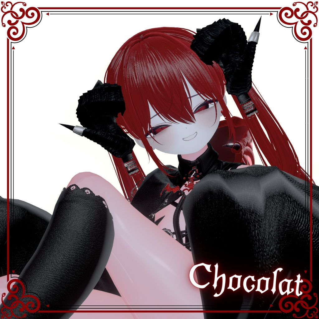 【ルミナちゃん対応済!!!】【7アバター】アイテクスチャ『Demonic Iris』【6color】