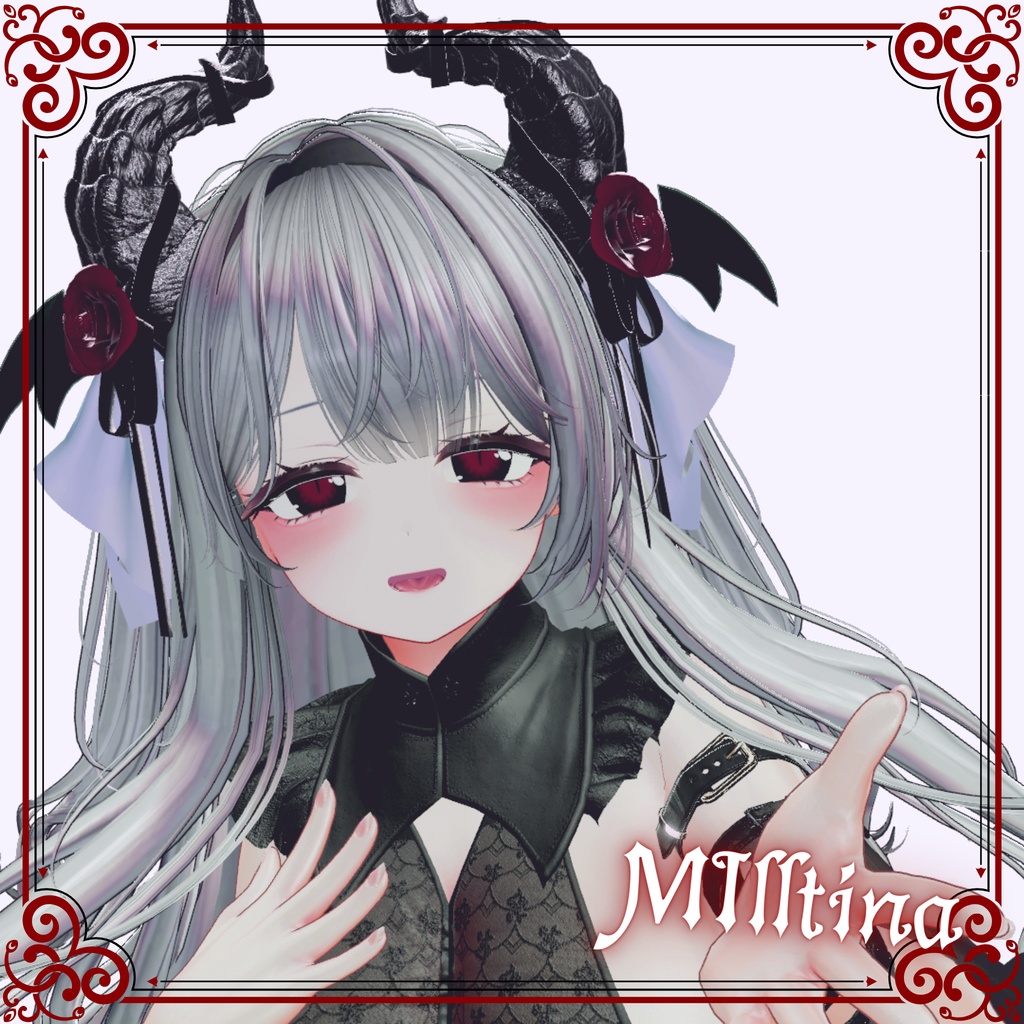 【ルミナちゃん対応済!!!】【7アバター】アイテクスチャ『Demonic Iris』【6color】