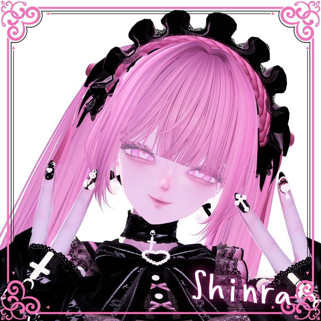 【8アバター】アイテクスチャ『Yandere Iris』【5color】