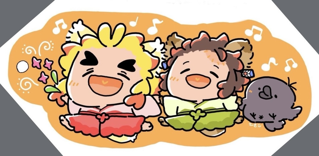 こんぽん🔥🎴と鴉のお散歩アクキー