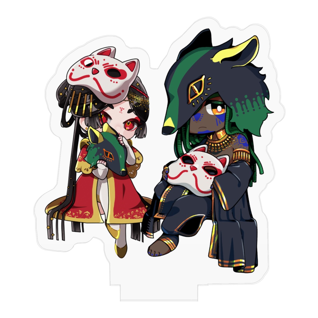 ちま賽ノ目コンビ【おめかし】アクリルフィギュア