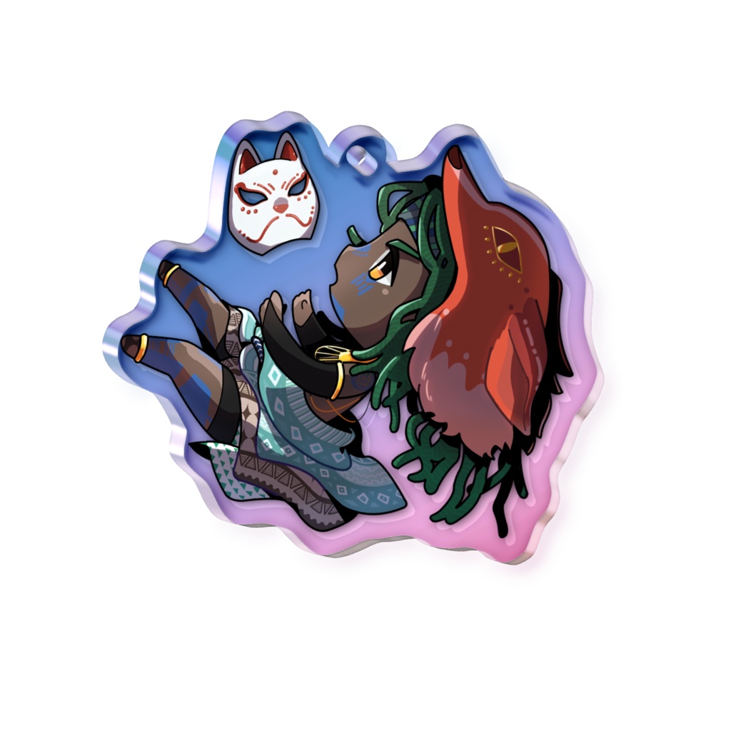 【各種】ちまオーロラキーホルダー