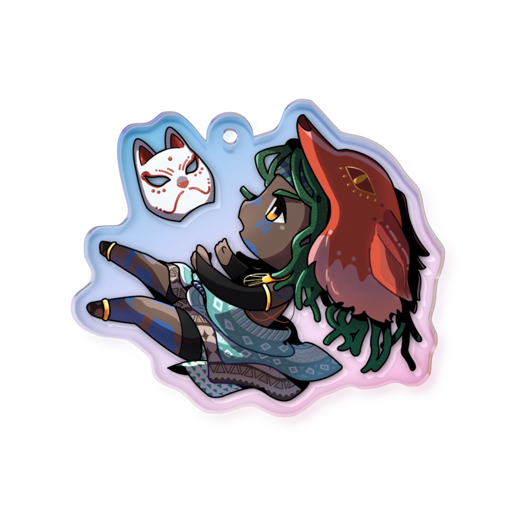 【各種】ちまオーロラキーホルダー