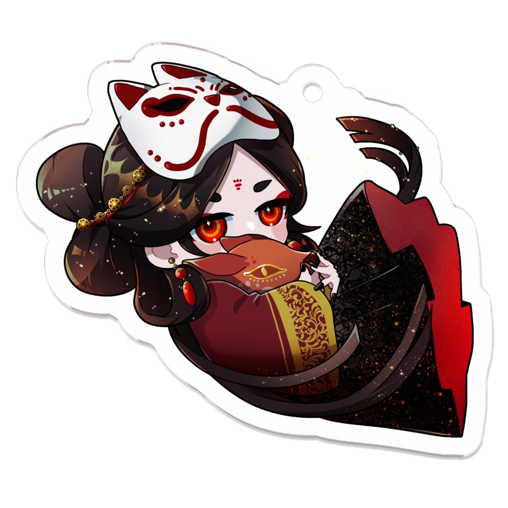 【各種】ちまクリアキーホルダー