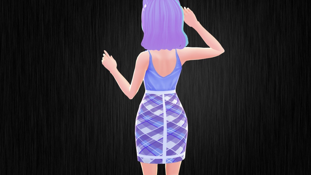 Plaid Pencil Skirt Dress