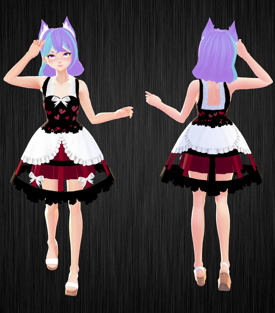 Valentine Maid Dress Set