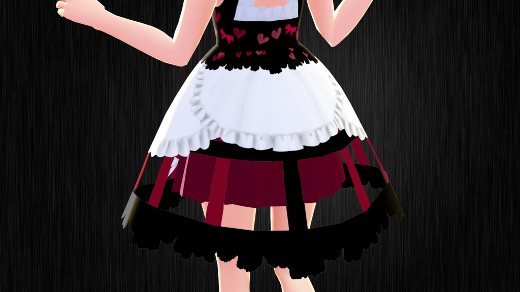Valentine Maid Dress Set