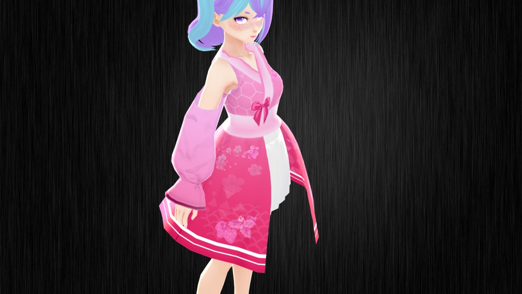 Kimono Inspired Strawberry set