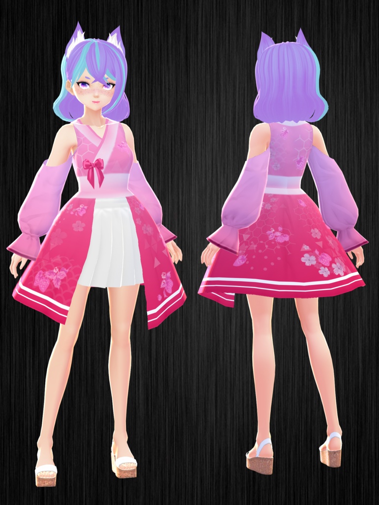 Kimono Inspired Strawberry set