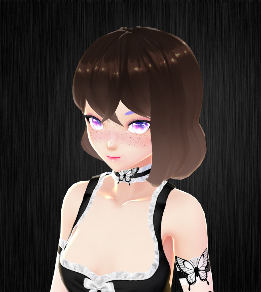 VRoid Studio Hair Preset 01 - Cute short hair