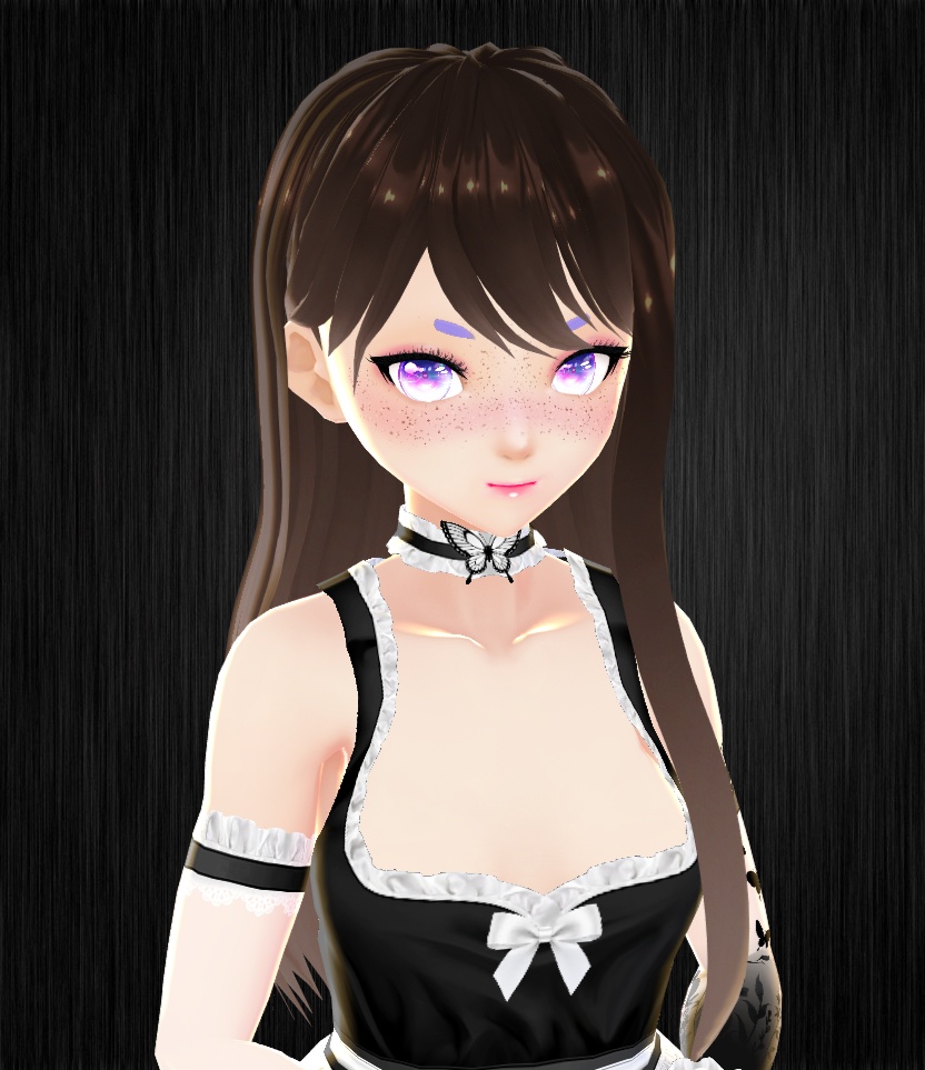 VRoid Studio Hair Preset 02 - Long hair