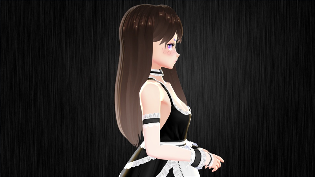 VRoid Studio Hair Preset 02 - Long hair