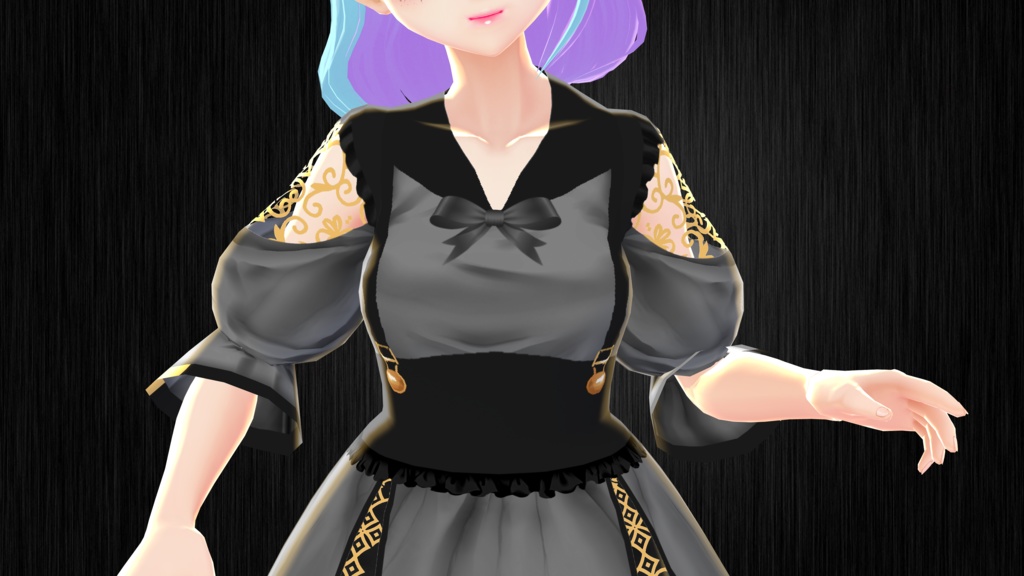 Black - Gold Dress 3.0