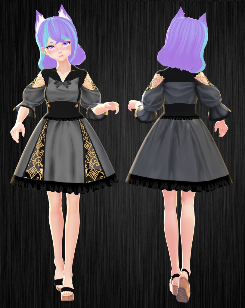 Black - Gold Dress 3.0