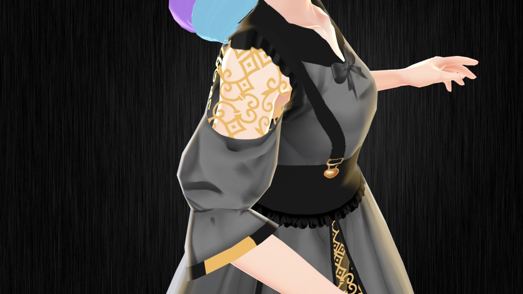 Black - Gold Dress 3.0