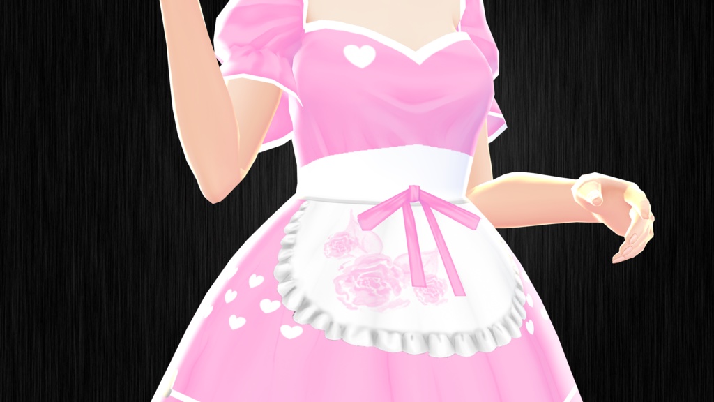 Cotton Candy Heart Dress