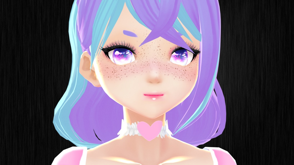 Cotton Candy Heart Dress