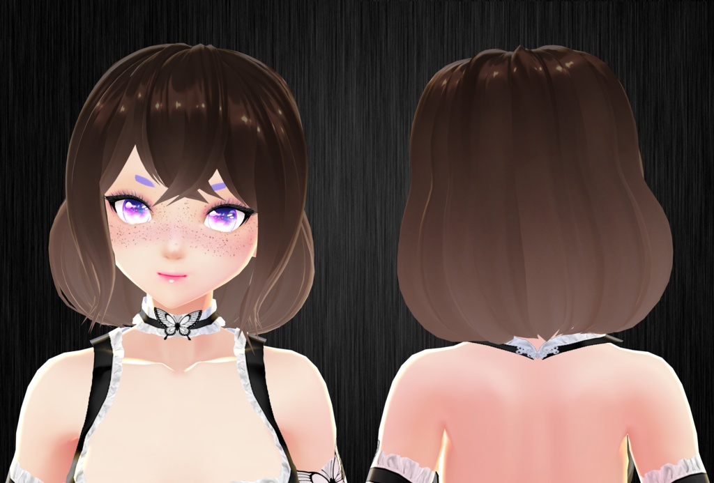 VRoid Studio Hair Preset 03 - Sweet Short Hair
