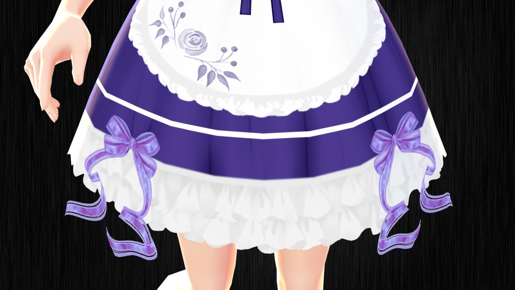 Purple Maid Dress