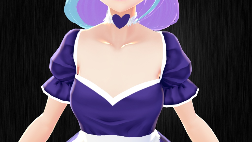 Purple Maid Dress