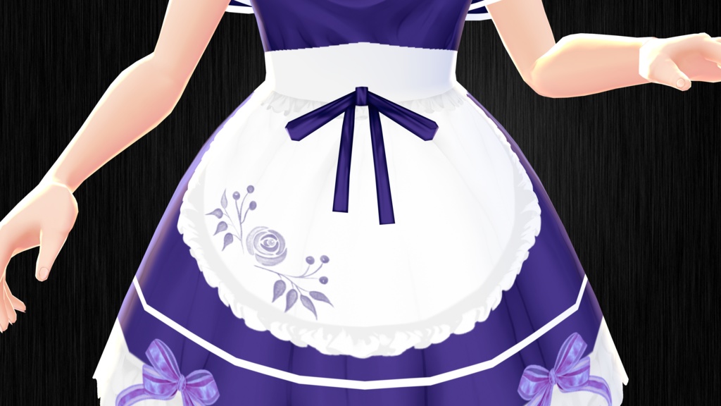 Purple Maid Dress