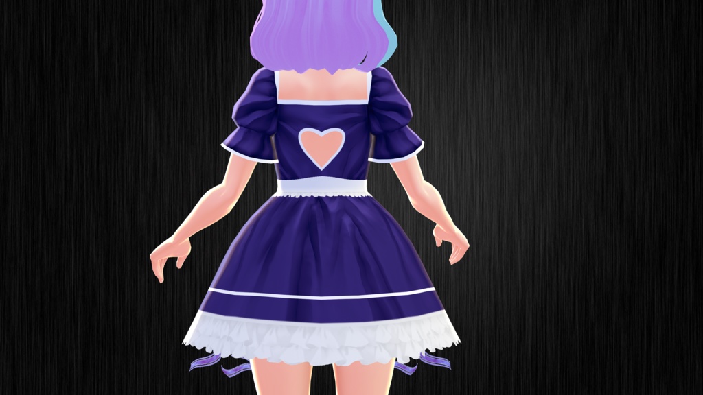 Purple Maid Dress