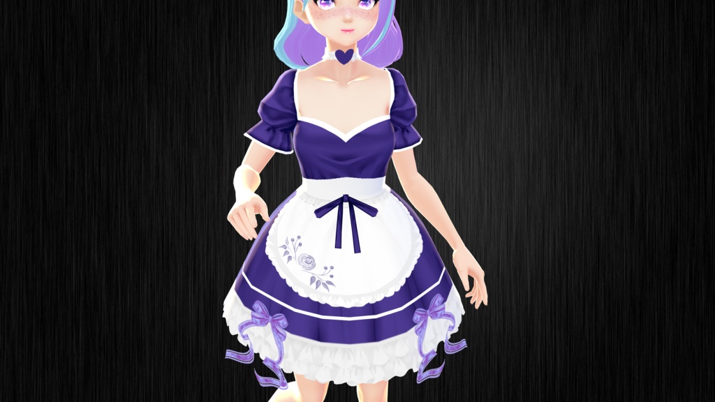 Purple Maid Dress